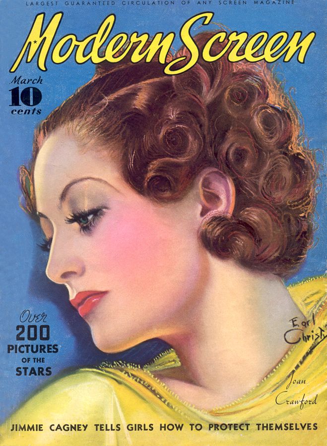 MODERN SCREEN magazine cover Issue 52 March 1935